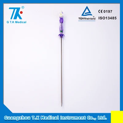 Strong Polycarbonate Handle Disposable Medical Veress Needle for Laparoscopy Insufflation