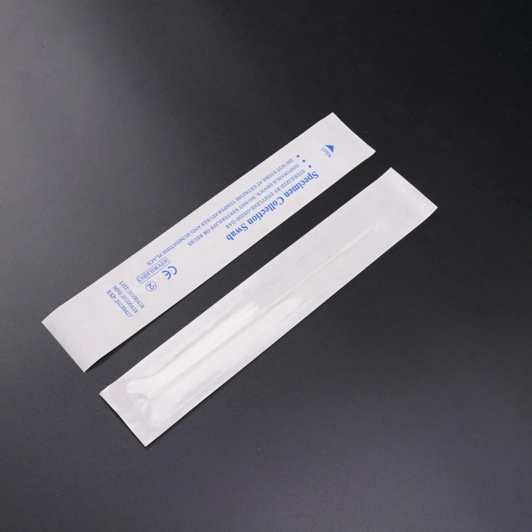 Disposable Medical Consumable Viscose Cotton Swab with Stuart Medium