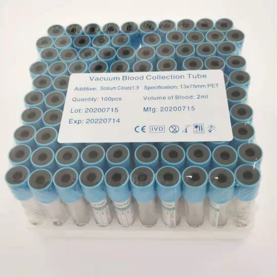 Hospital Laboratory Blood Collection Tube